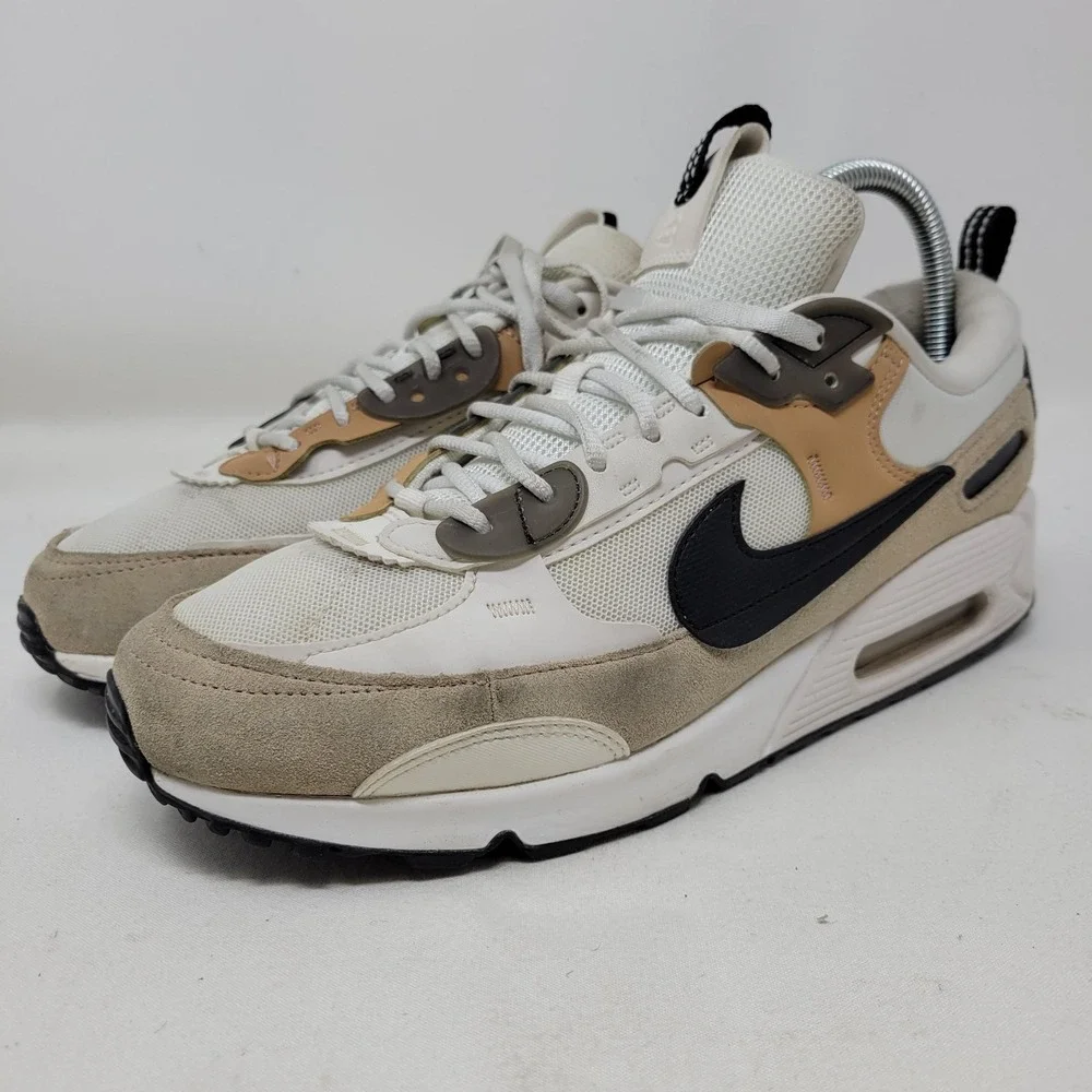 Nike Air Max 90 Futura Shoes Womens Size 10.5 White Running Sneakers DM9922-002